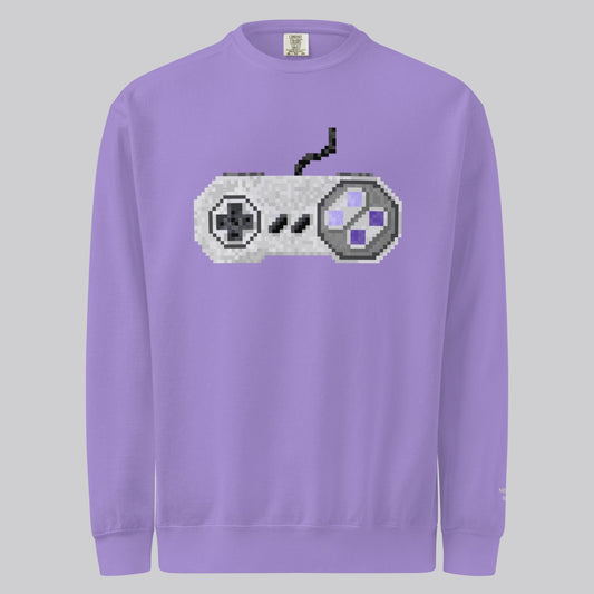 Pixel SNES Controller Crewneck Sweater