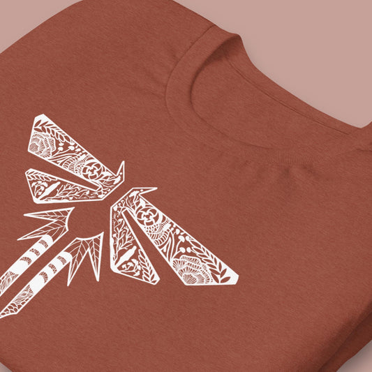 Rebel Firefly Mandala T-Shirt | White