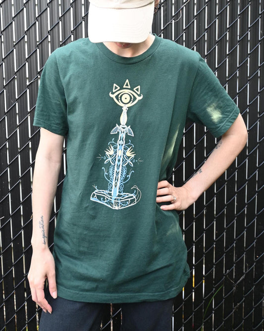 Ancient Temple Pedestal T-Shirt | White