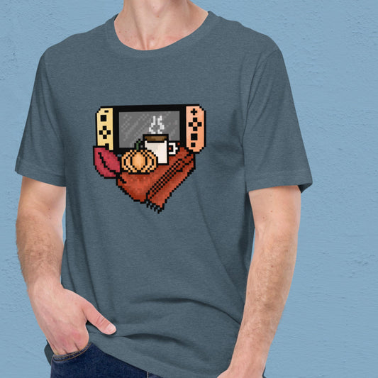 Pixel Fall T-Shirt | Unisex Cozy Switch Tee