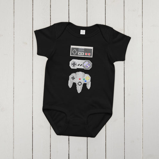 Retro Controllers | Baby Jersey Bodysuit