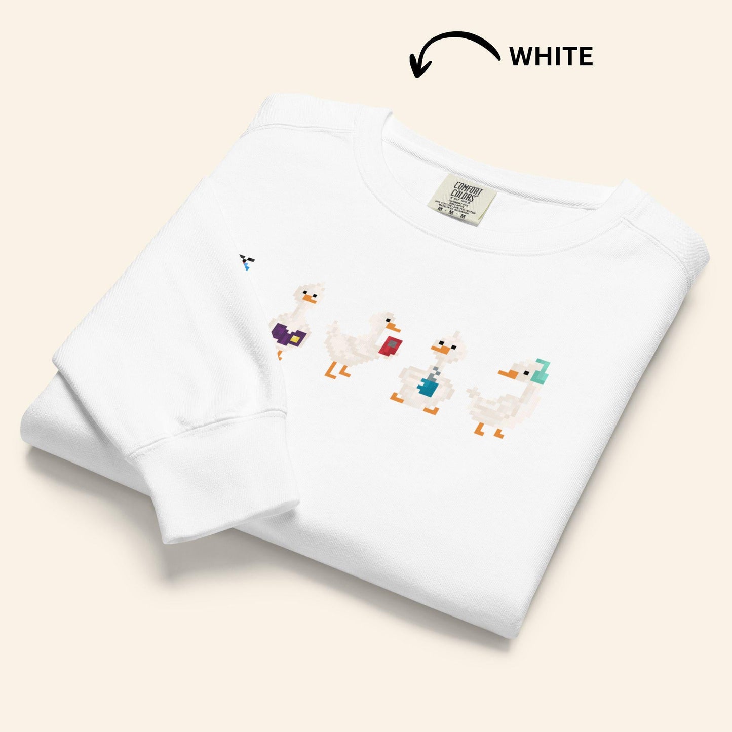 Pixel Goose Crewneck Sweater - City Life