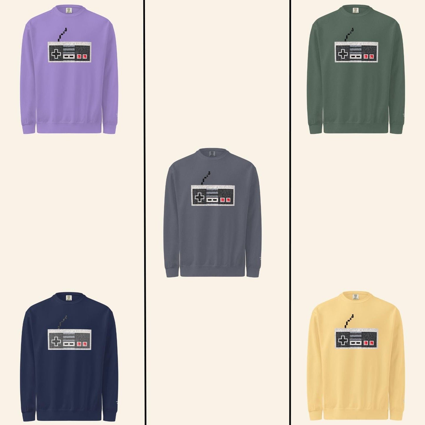 Pixel NES Crewneck Sweater