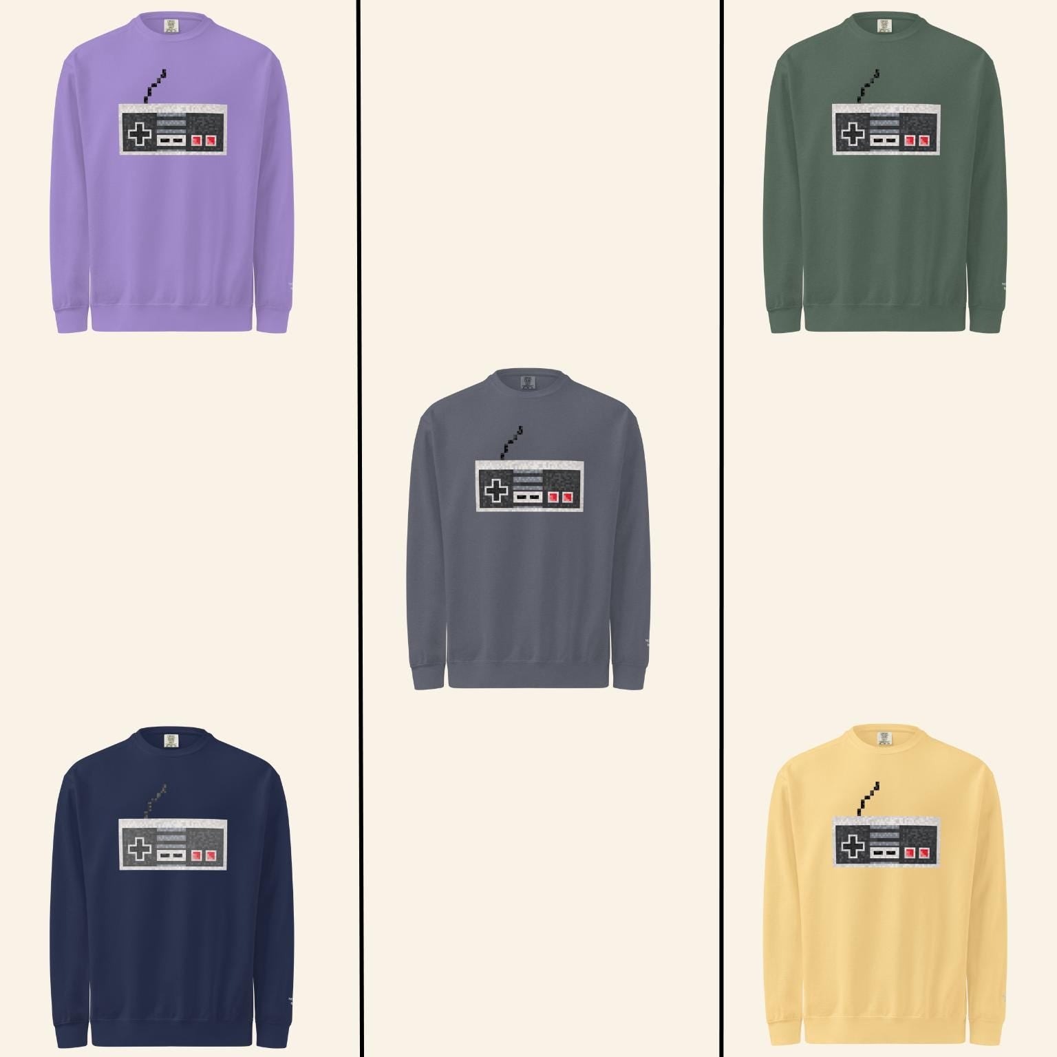 Pixel NES Crewneck Sweater