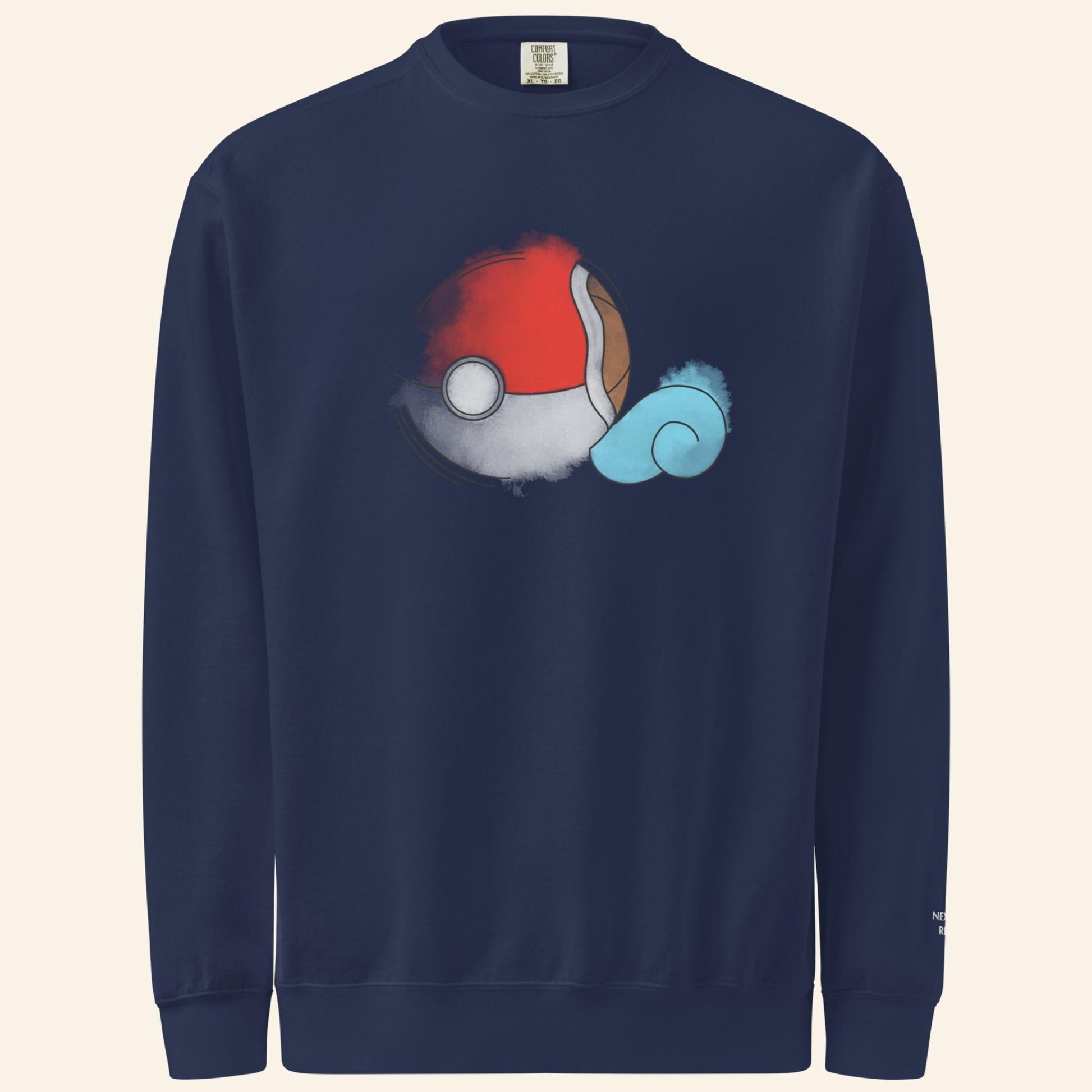Squirtle x Pokeball Sweater