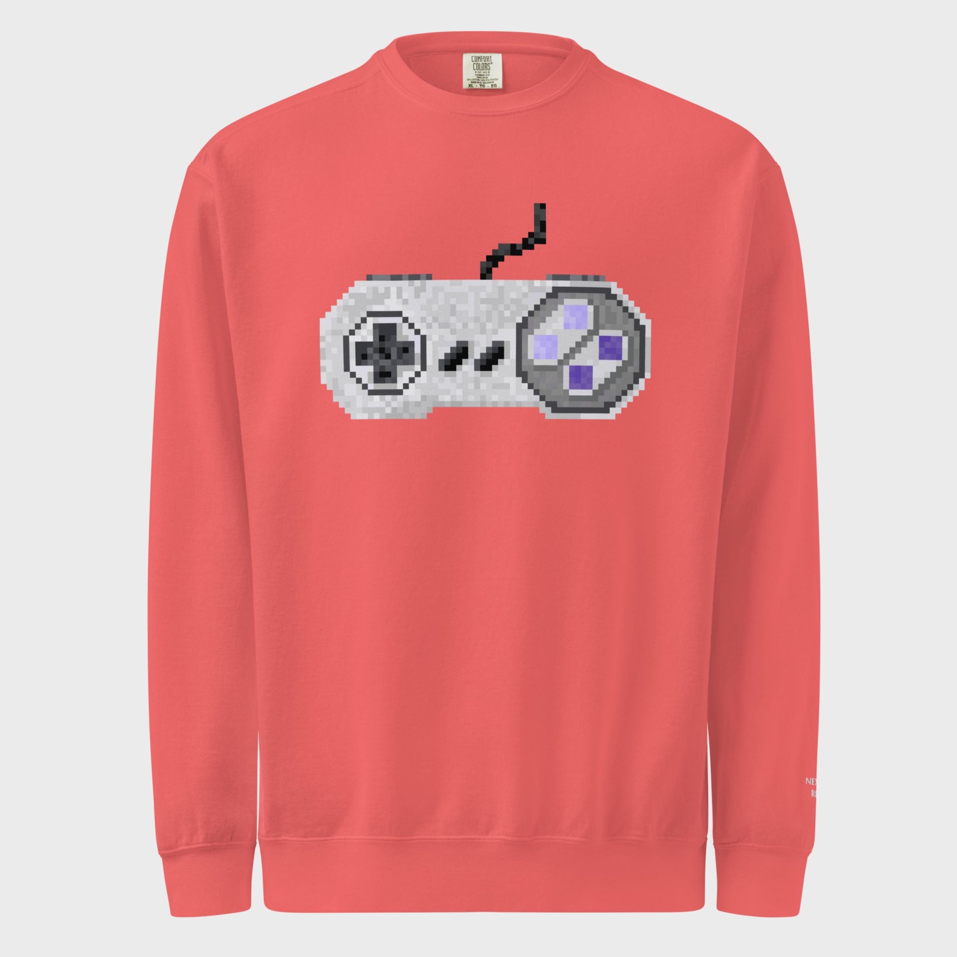 Pixel SNES Controller Crewneck Sweater