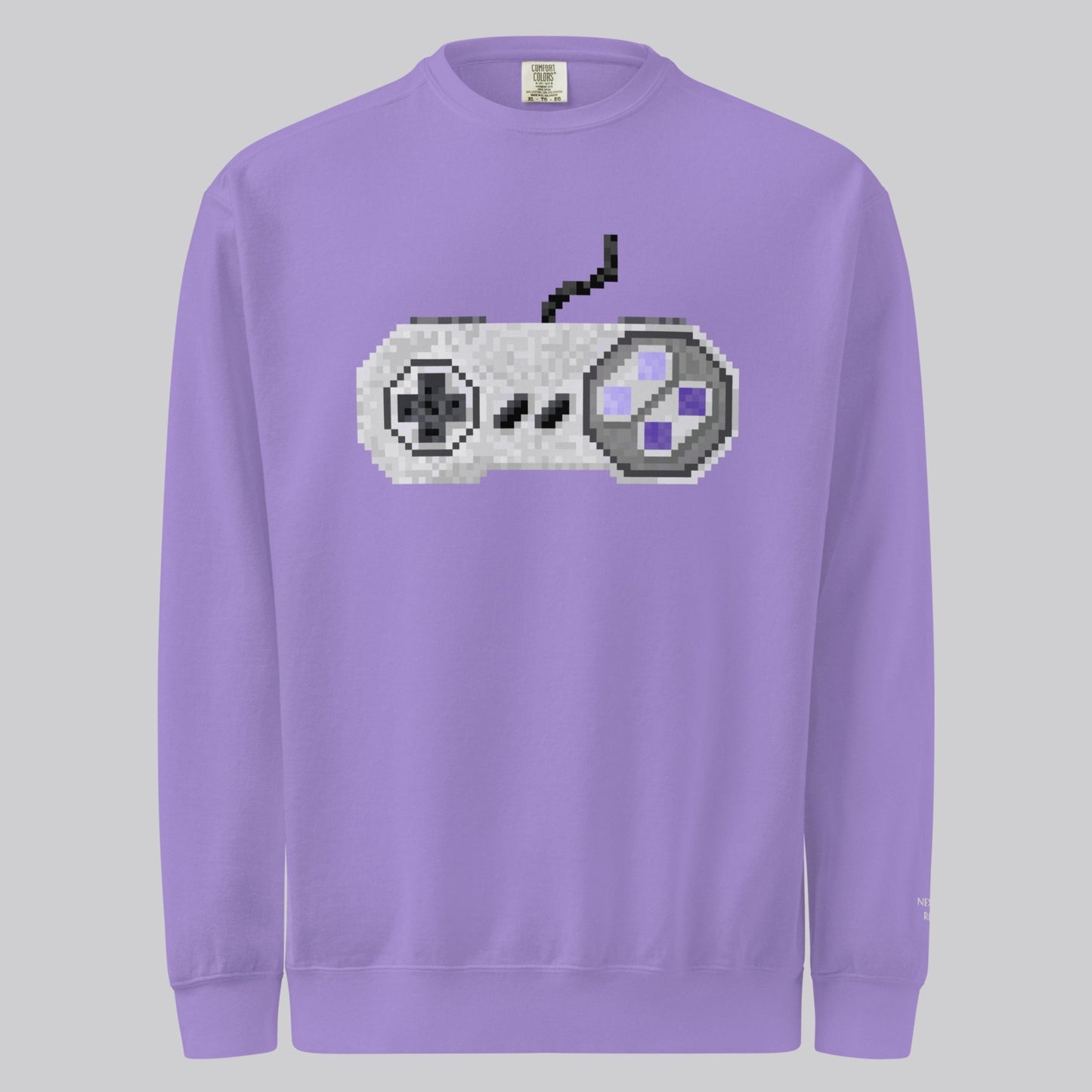 Pixel SNES Controller Crewneck Sweater