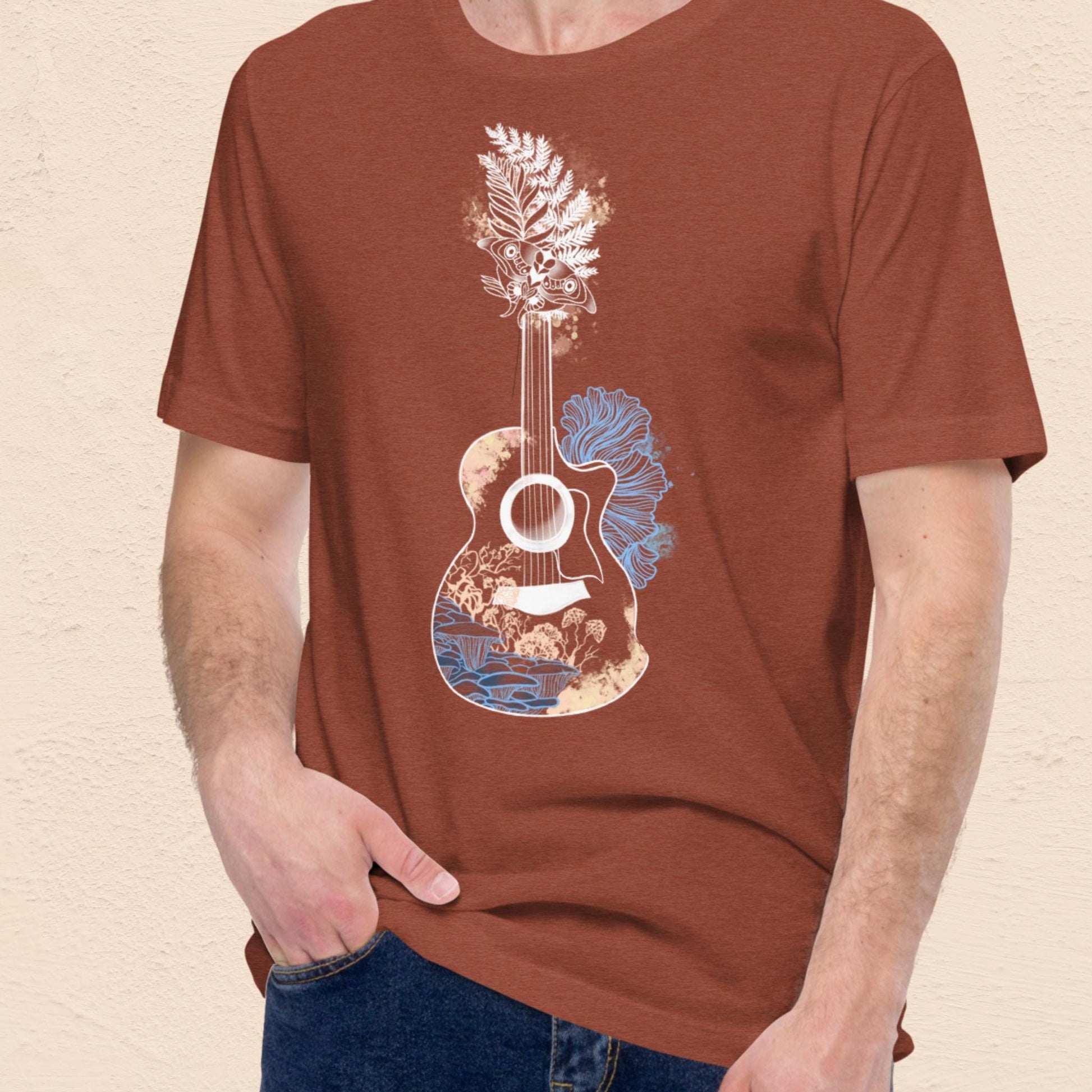Post-Apocalyptic Guitar T-Shirt | Dark