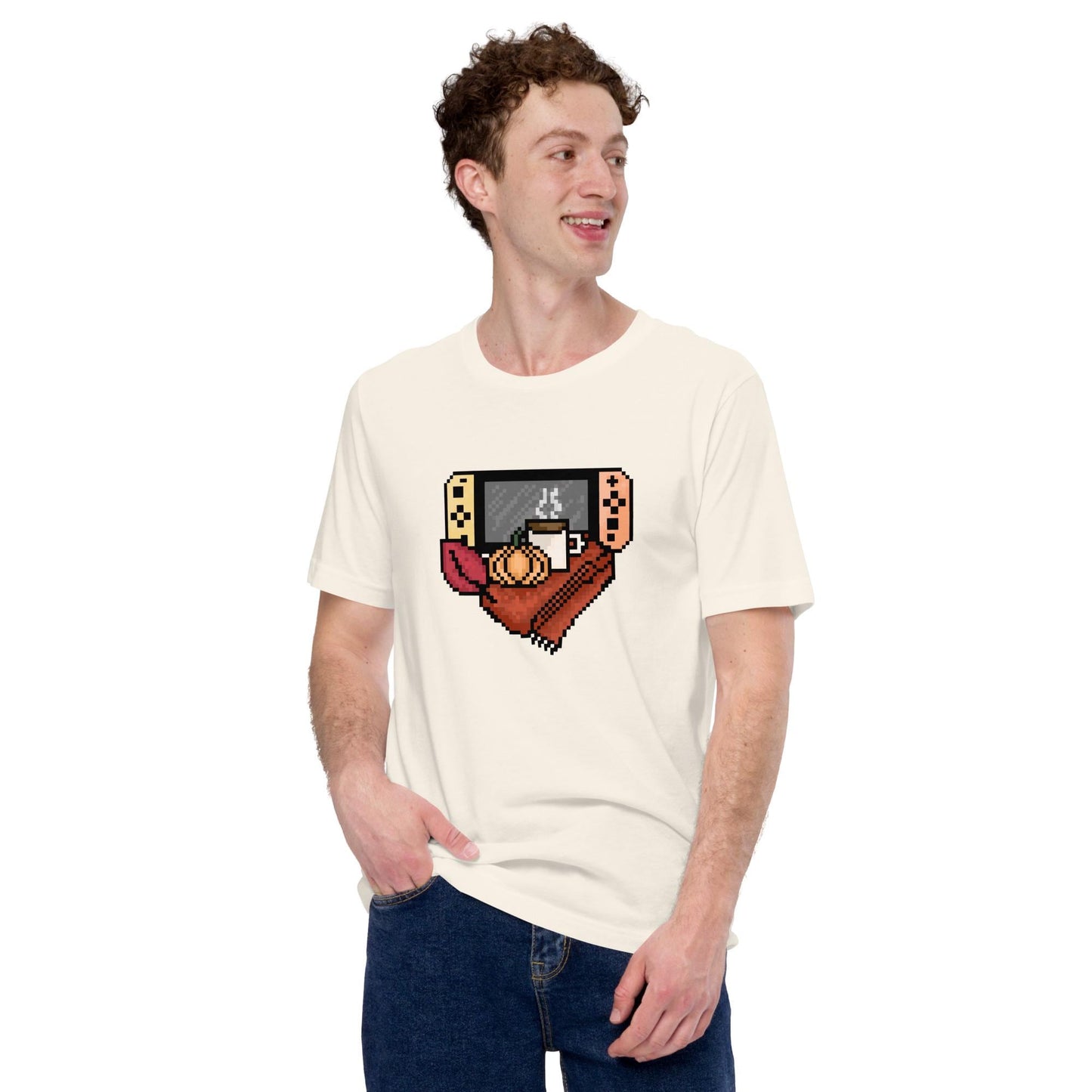 Cozy Fall Pixel Switch T-Shirt