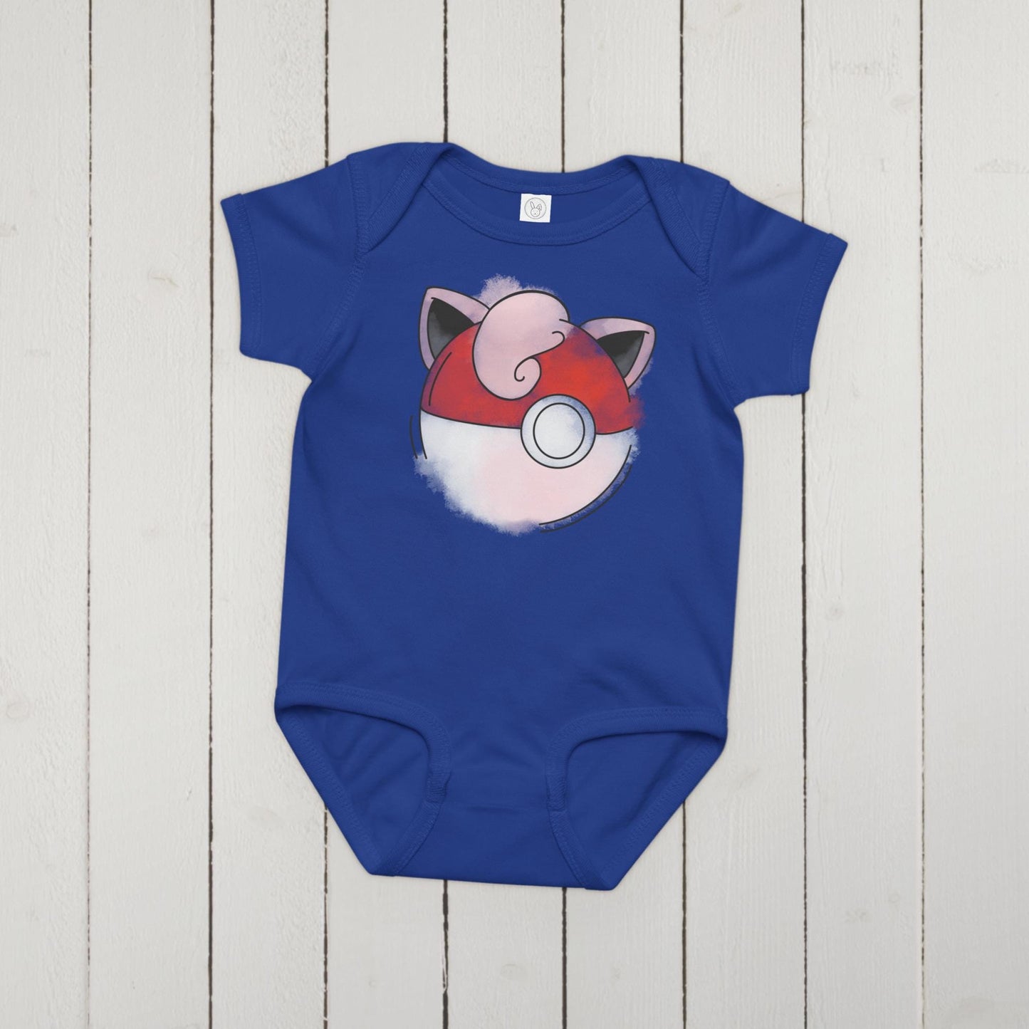 Jigglypuff Pokeball Baby jersey bodysuit