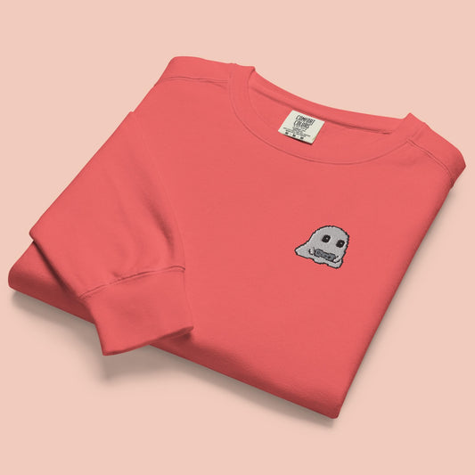 Pixel Gamer Ghost Sweater