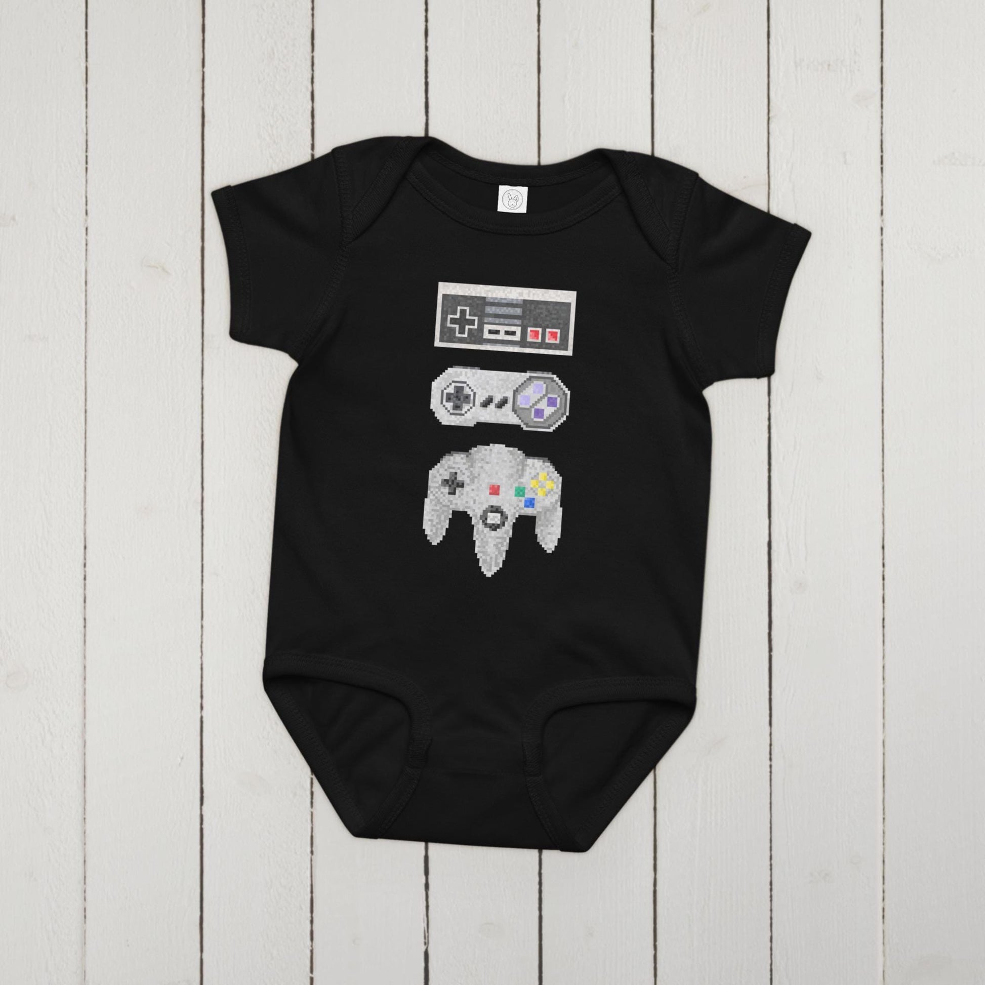 Retro Controllers | Baby Jersey Bodysuit