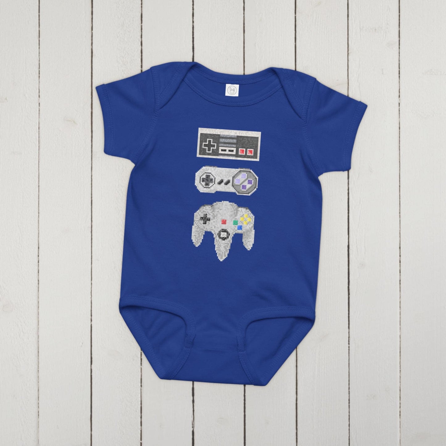 Retro Controllers | Baby Jersey Bodysuit