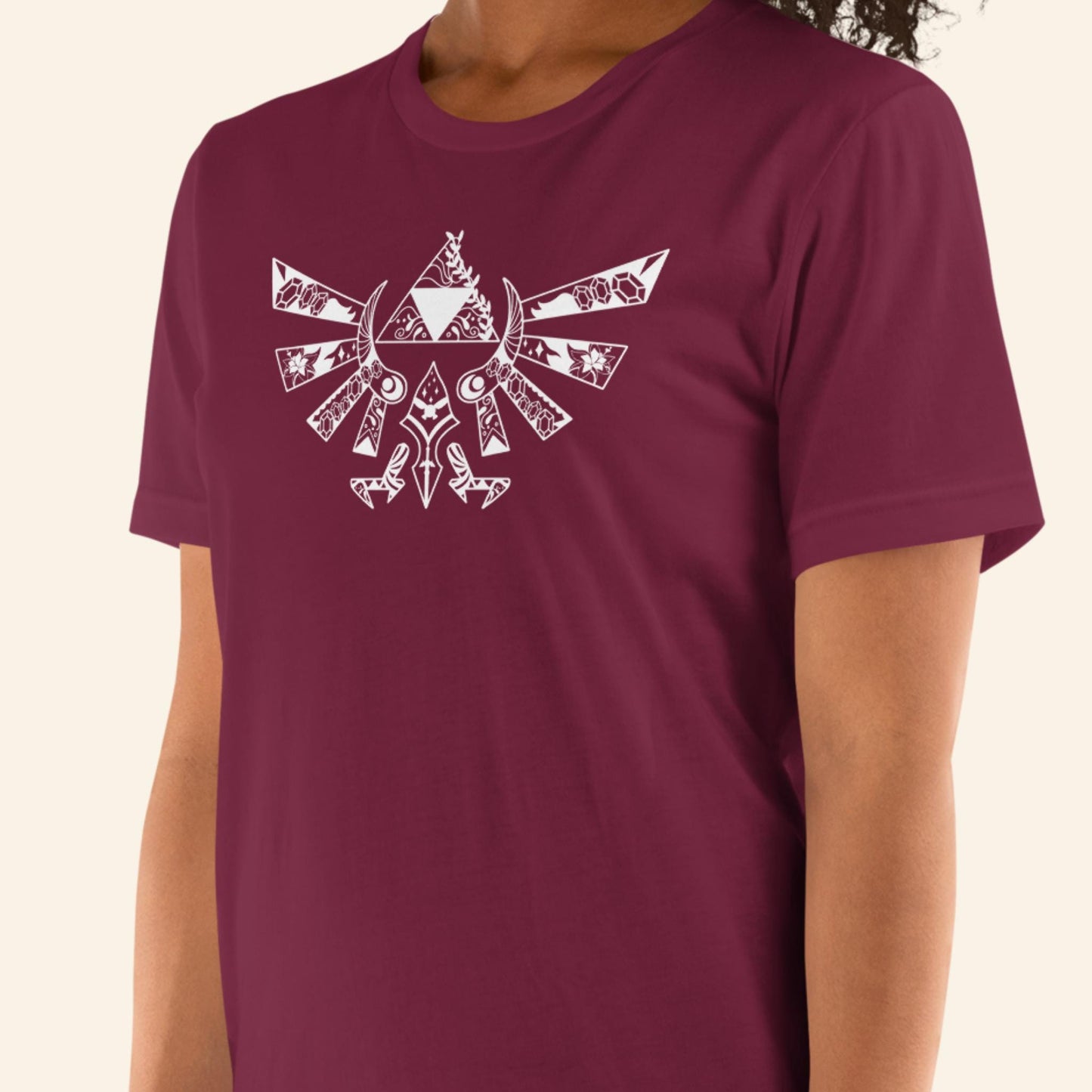 Zelda Triforce T-Shirt | LOZ Mandala Shirt | Light Design