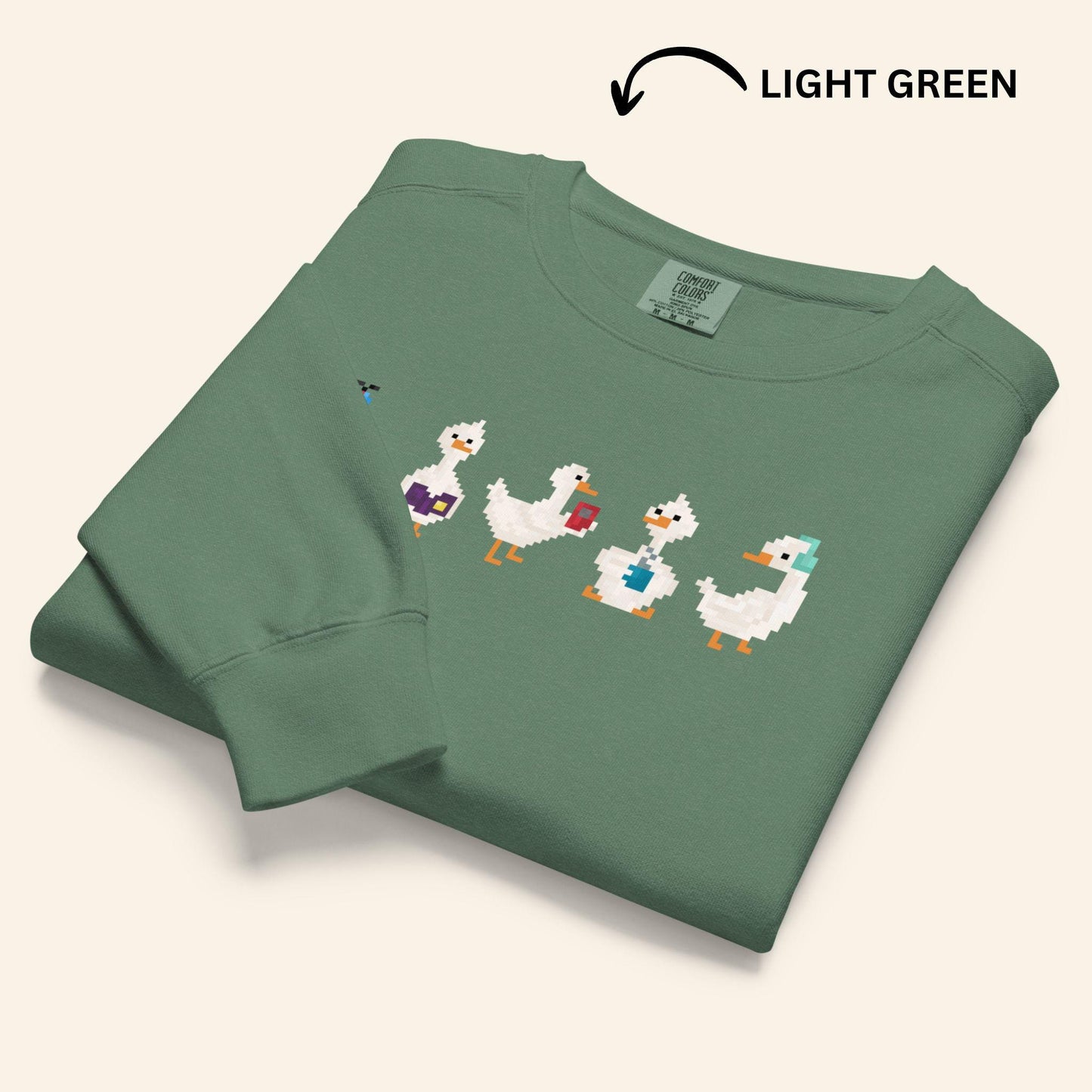 Pixel Goose Crewneck Sweater - City Life