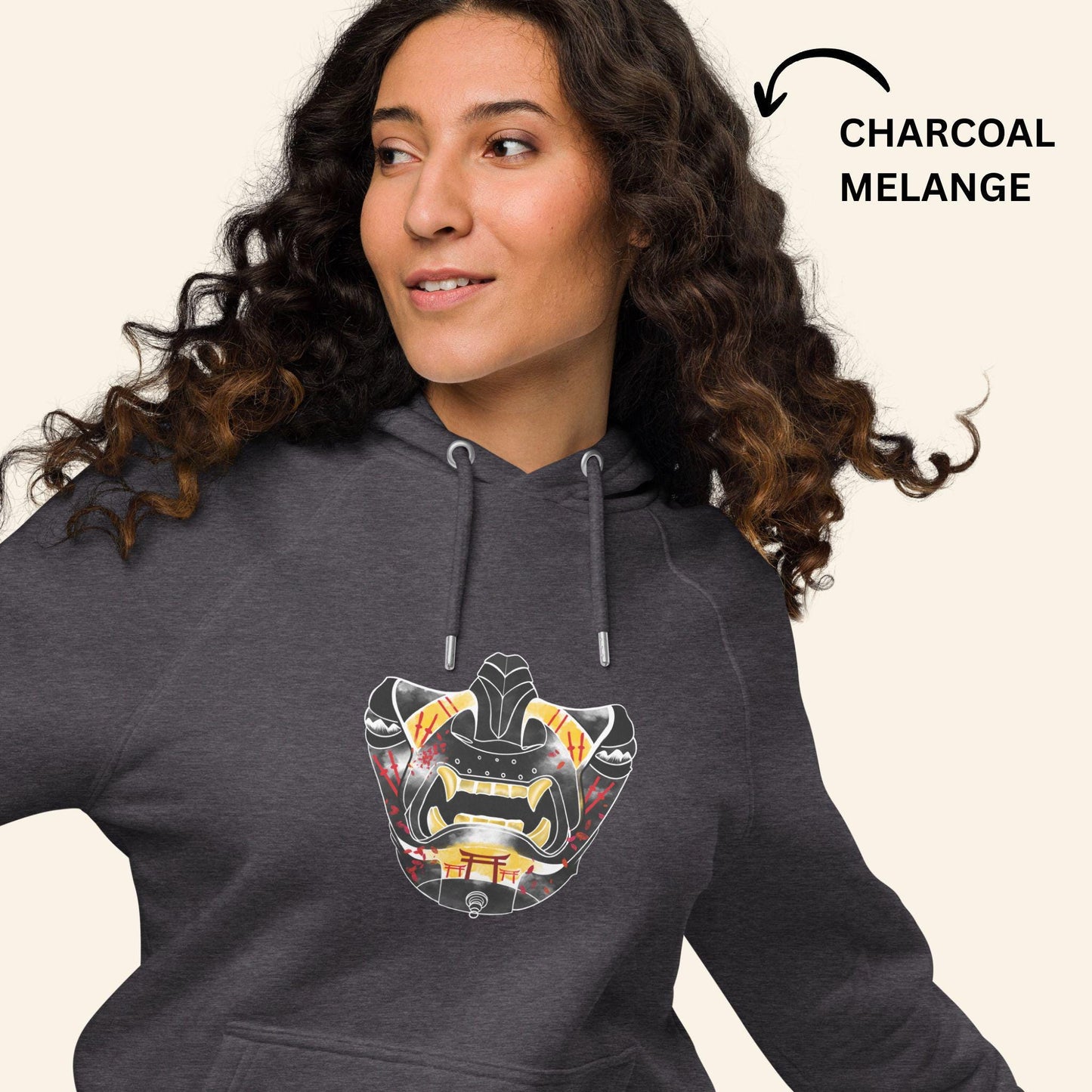 Ghost of Tsushima Hoodie | Samurai Mask Organic Pullover Sweater