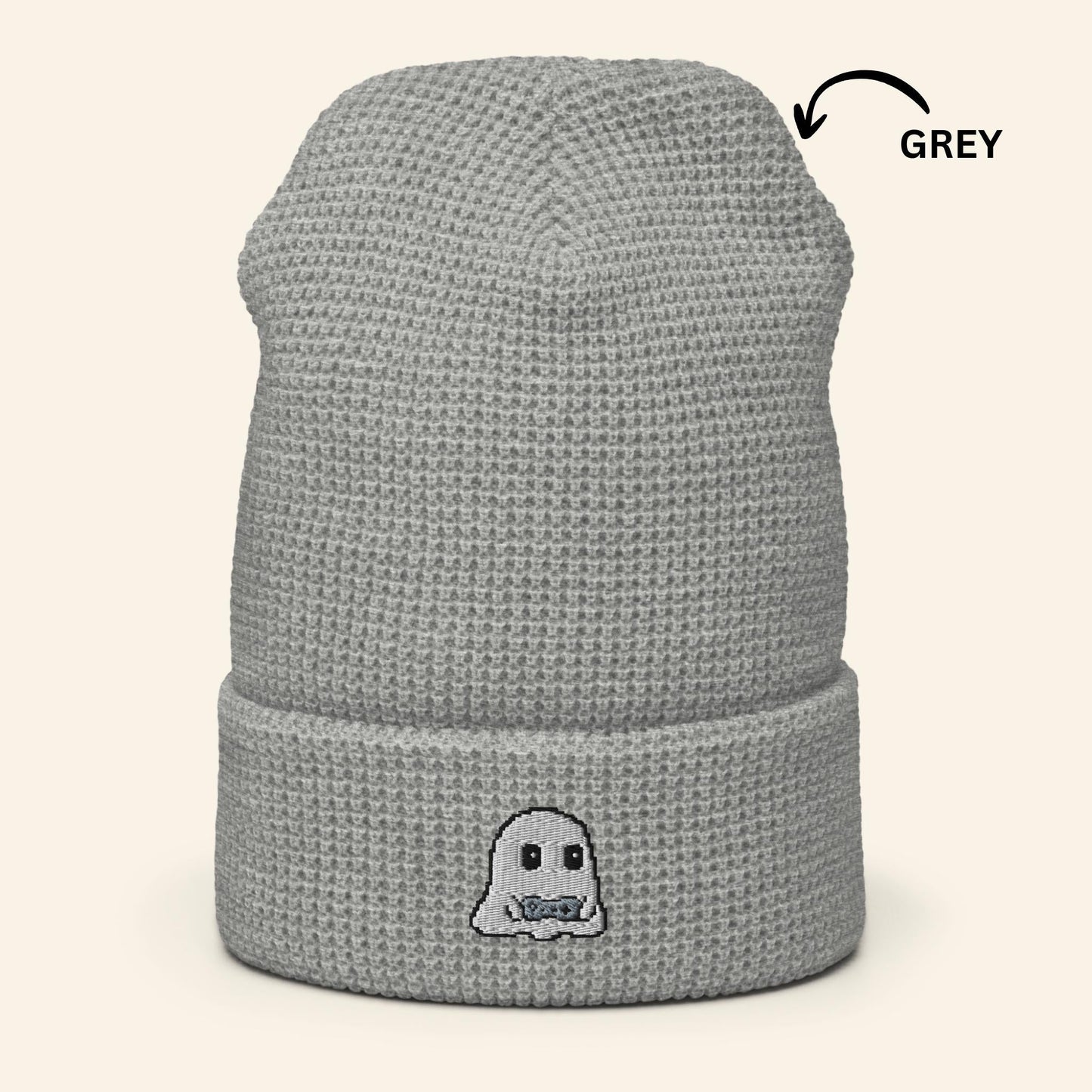 Pixel Gamer Ghost Beanie