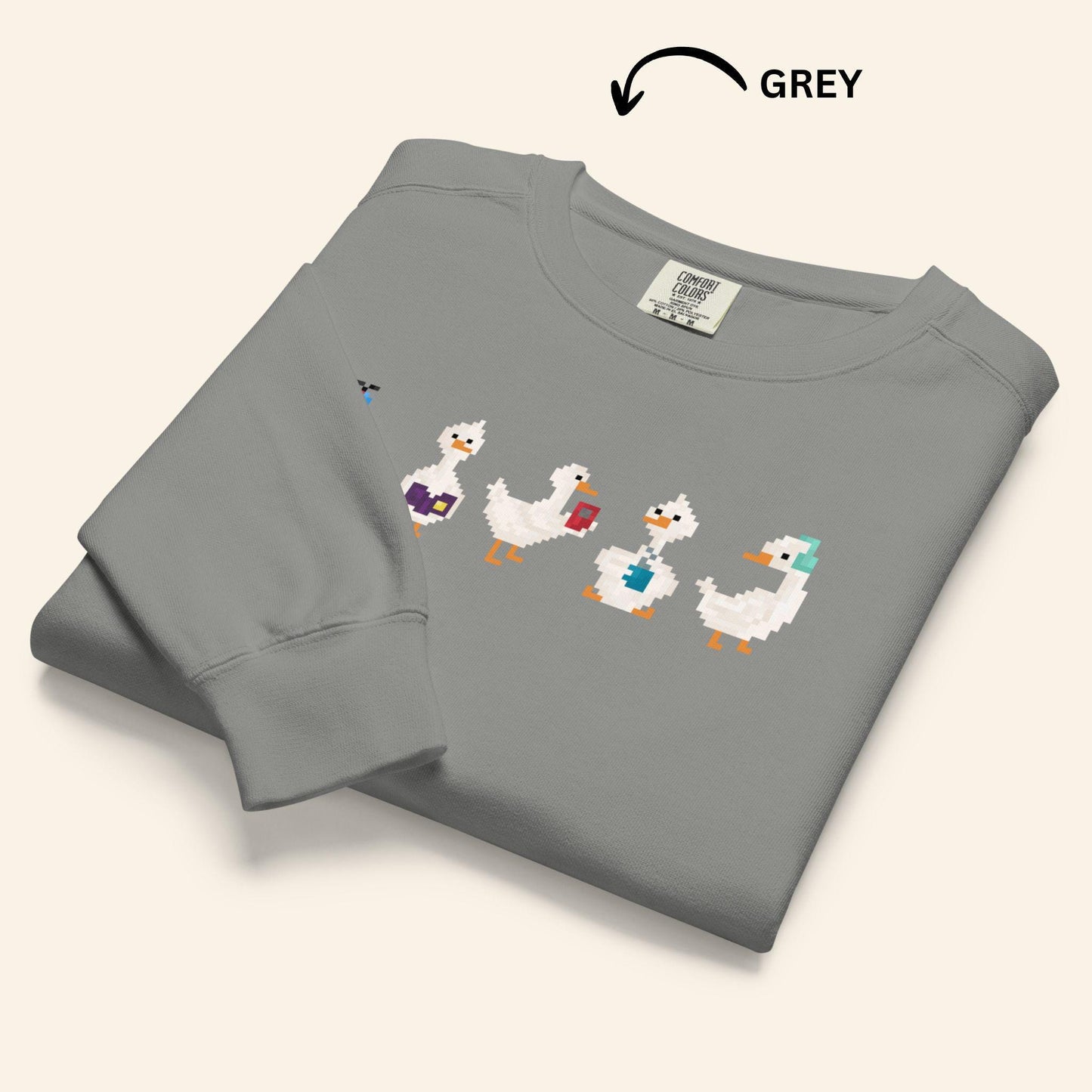 Pixel Goose Crewneck Sweater - City Life