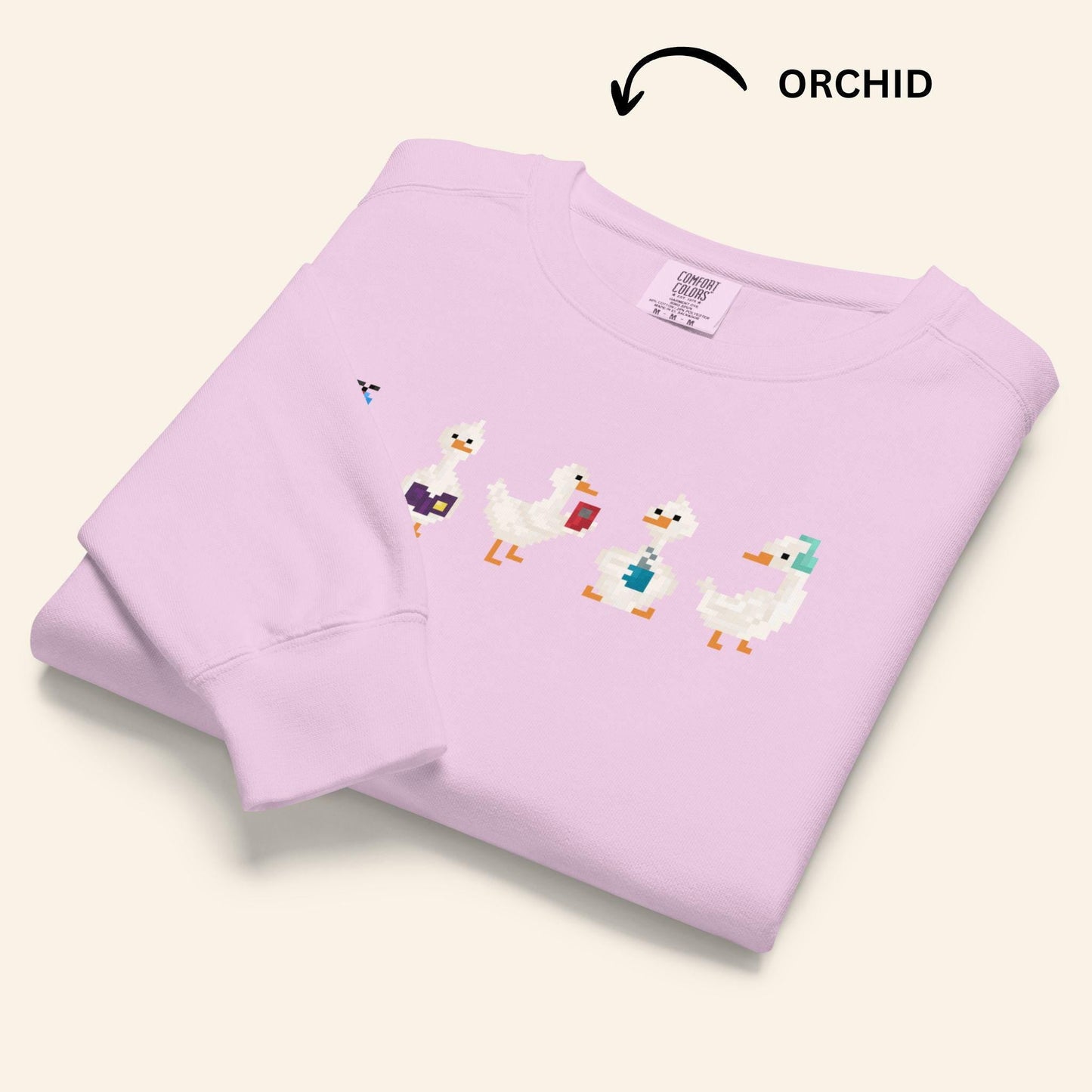 Pixel Goose Crewneck Sweater - City Life