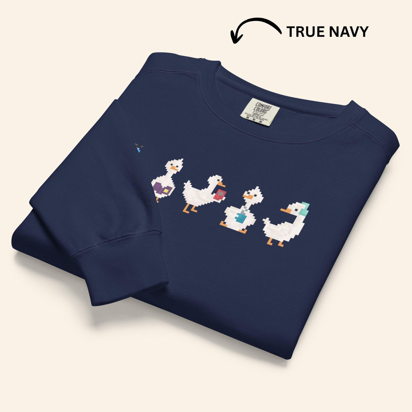 Pixel Goose Crewneck Sweater - City Life