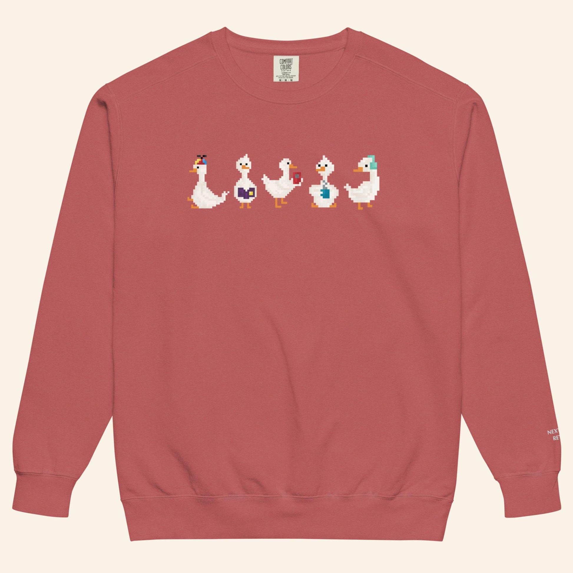 Pixel Goose Crewneck Sweater - City Life