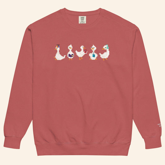 Pixel Goose Crewneck Sweater - City Life