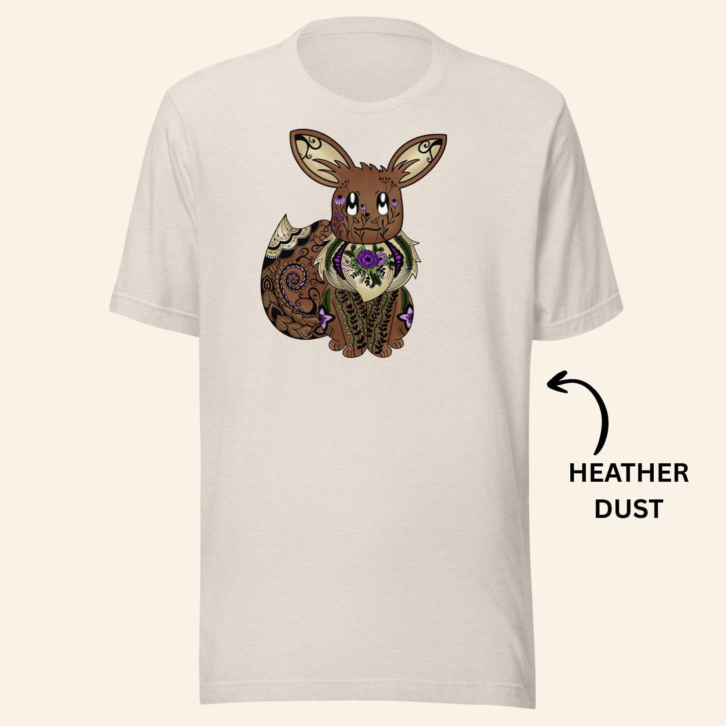 Floral Eevee T-Shirt | Gen1 Poke Monster Tee